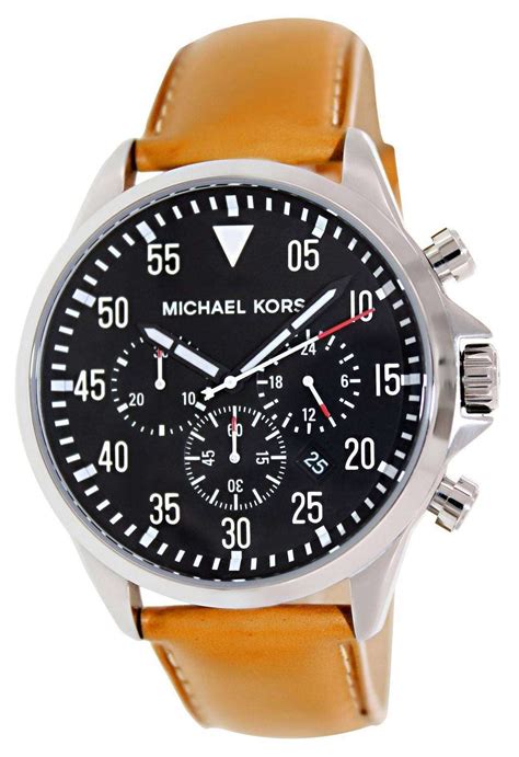 michael kors watches black|michael kors black chronograph watch.